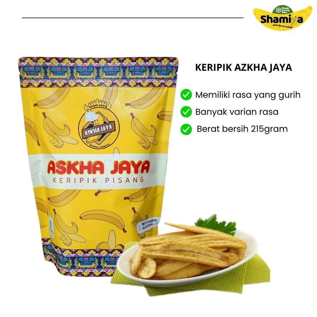 

KERIPIK PISANG AZKHA JAYA 210 GRAM