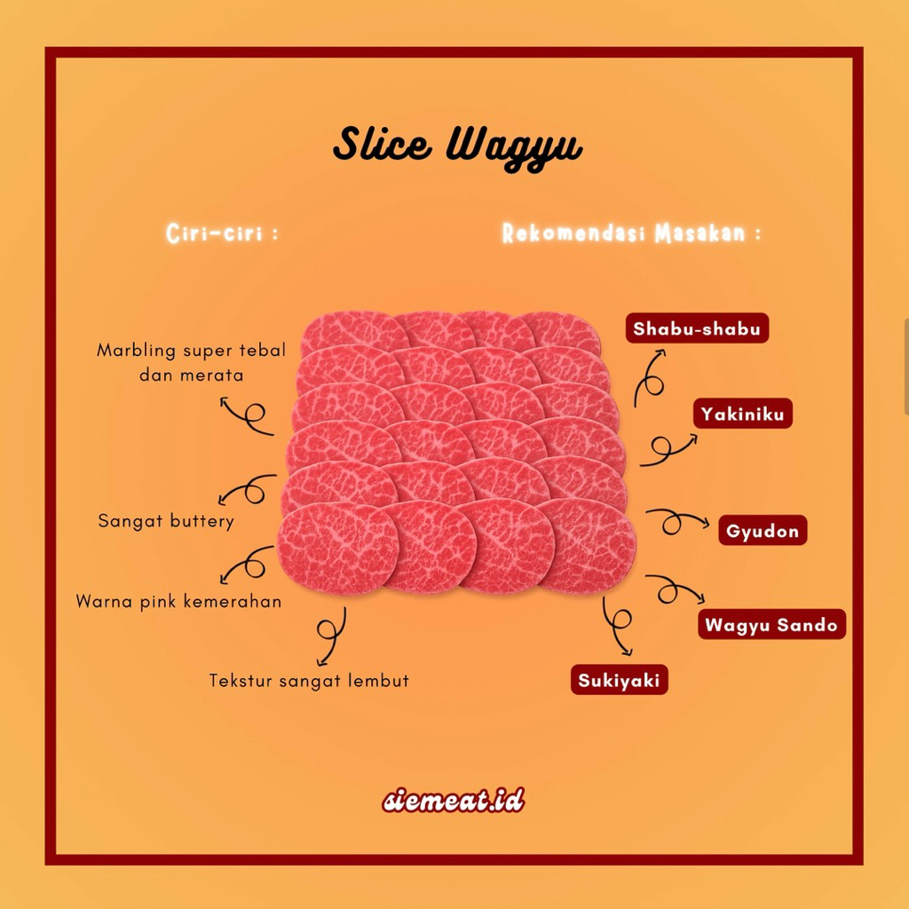 

SLICE WAGYU || DAGING SAPI FRESH, SLICE FRESH