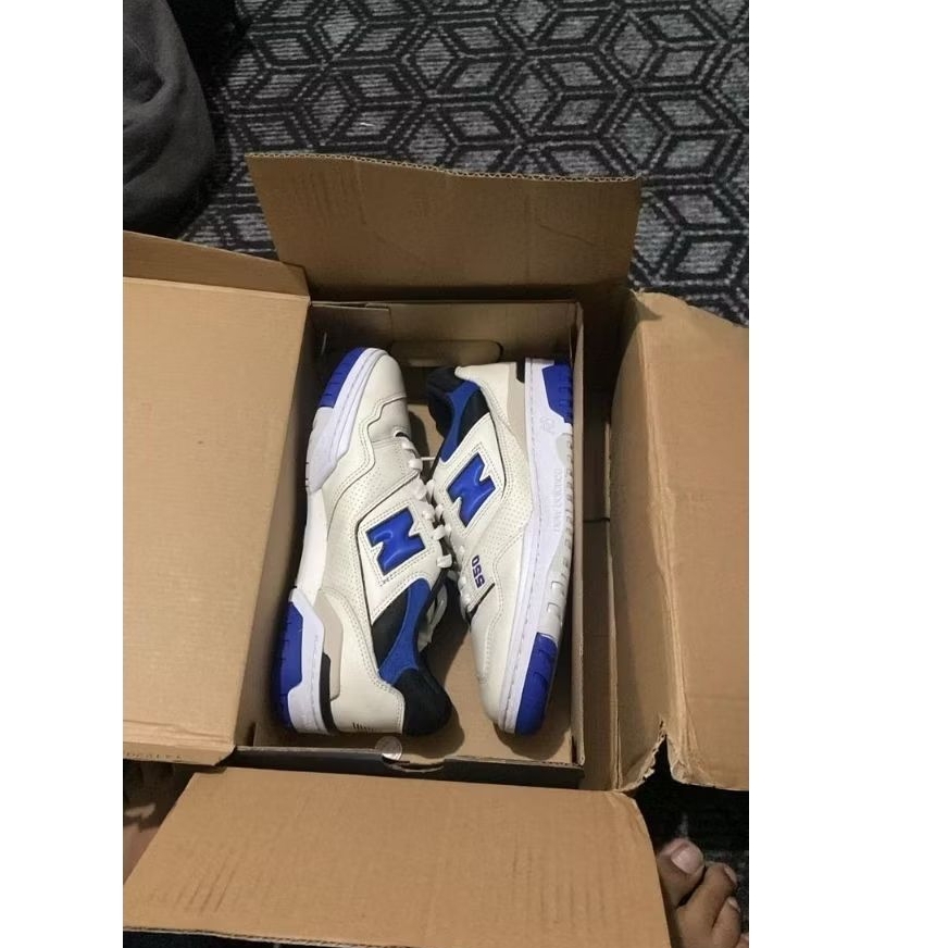 Sepatu New Balance 550 White/Blue Original