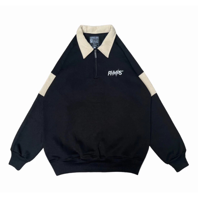 Sweater Kerah Resleting Pria Model Kasual Streetwear – Bahan Tebal Nyaman & Stylish**