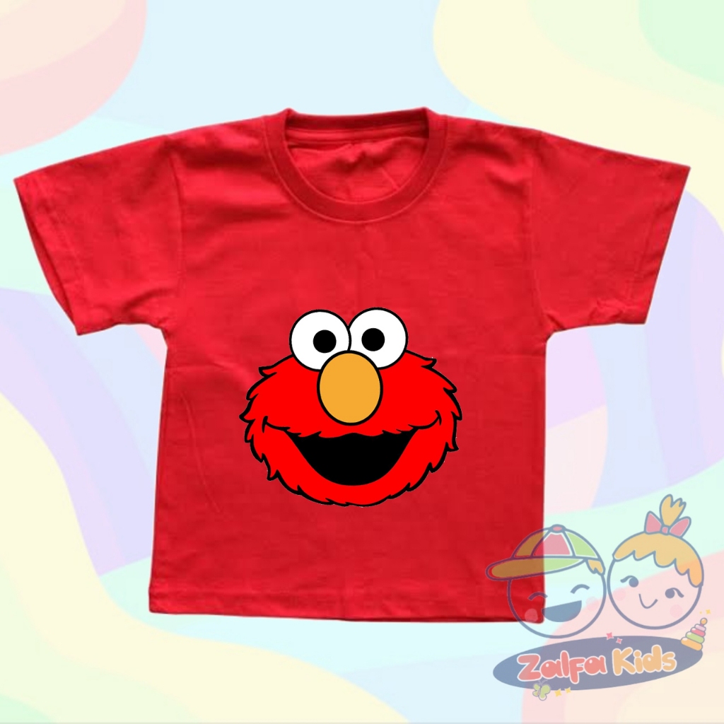BAJU KAOS ANAK ANAK ELMO STREETSESAME