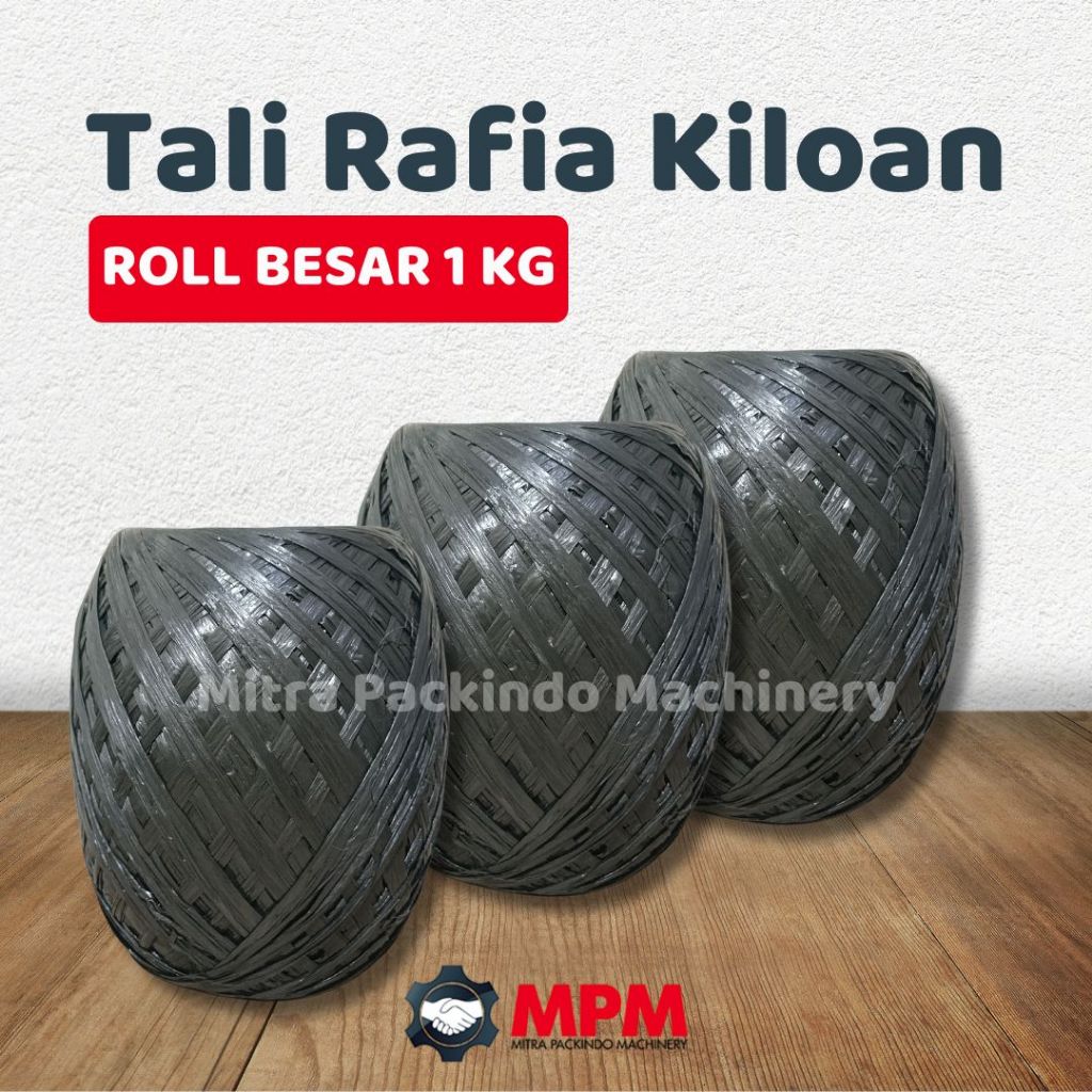 

Tali Rafia Roll Besar / Warna Hitam