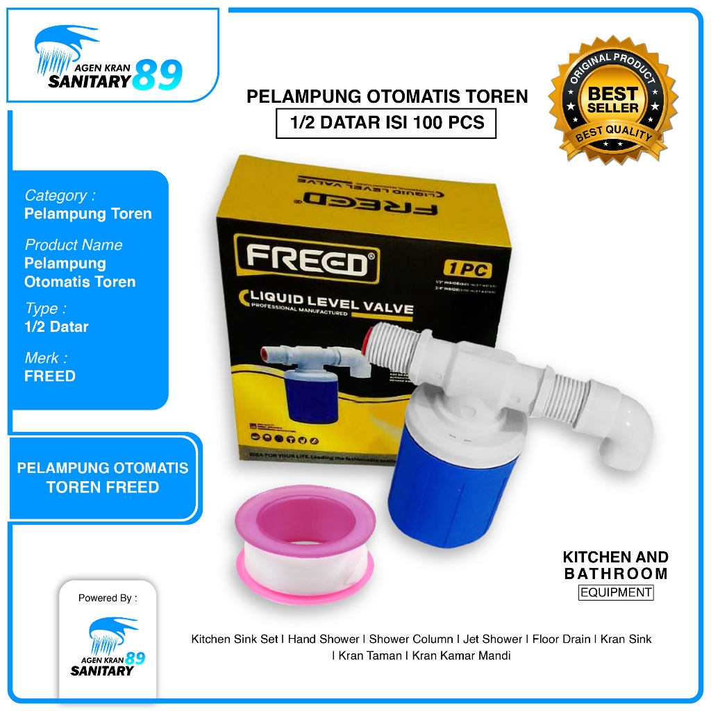 KRAN OTOMATIS/KERAN TANDON/TANDON AIR/TOREN PELAMPUNG BAK MANDI/PELAMPUNG OTOMATIS TOREN