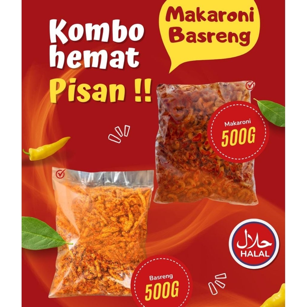 

Basreng Original Pedas Daun Jeruk Viral 1KG Cemilan Sultan Cianjur Snack Sajodo Ngabret Jajanan SD