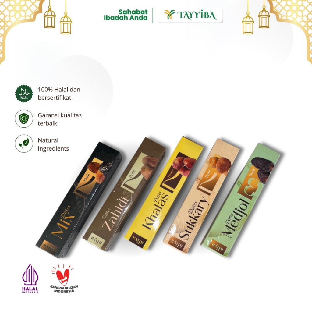 

Kurma Premium Berbagai Varian – Kurma 7 BIJI