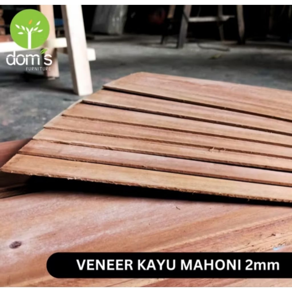 Papan Kayu Mahoni Finishing Halus 100x18cm Tebal 1.5–2cm – Ambalan, Papan Meja, Rak & Furniture