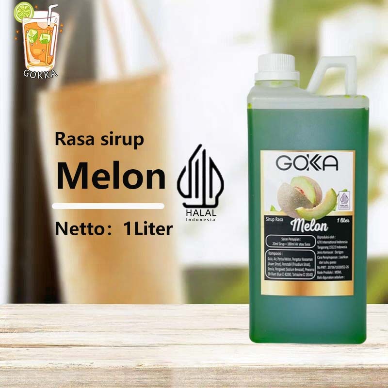 

GОKKA Syrup / Melon Flavoured Sirup / Sirup Melon 1L International Halal