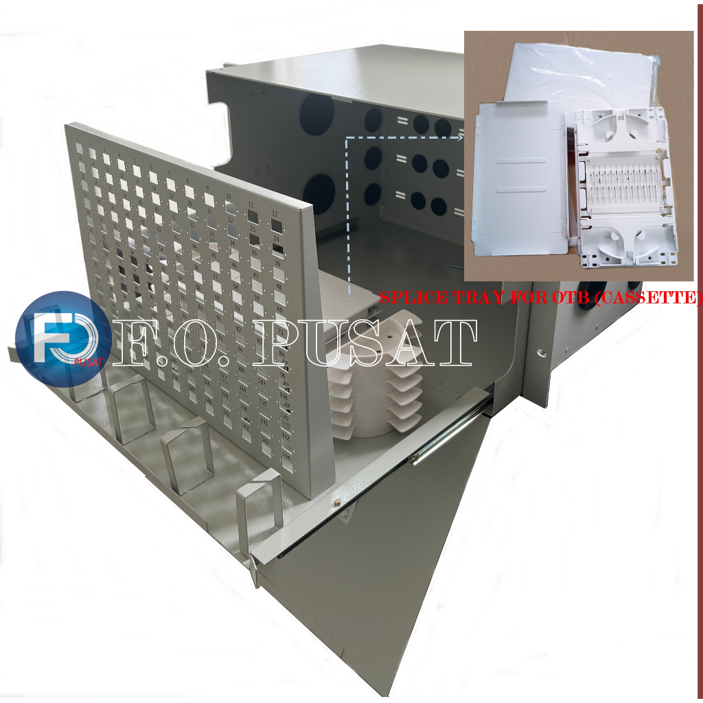 Cassete 12 Core / Kaset 12 Core / Splice Tray 12 Core Fiber Optic / Cassete Splice Tray OTB 48, 96 C