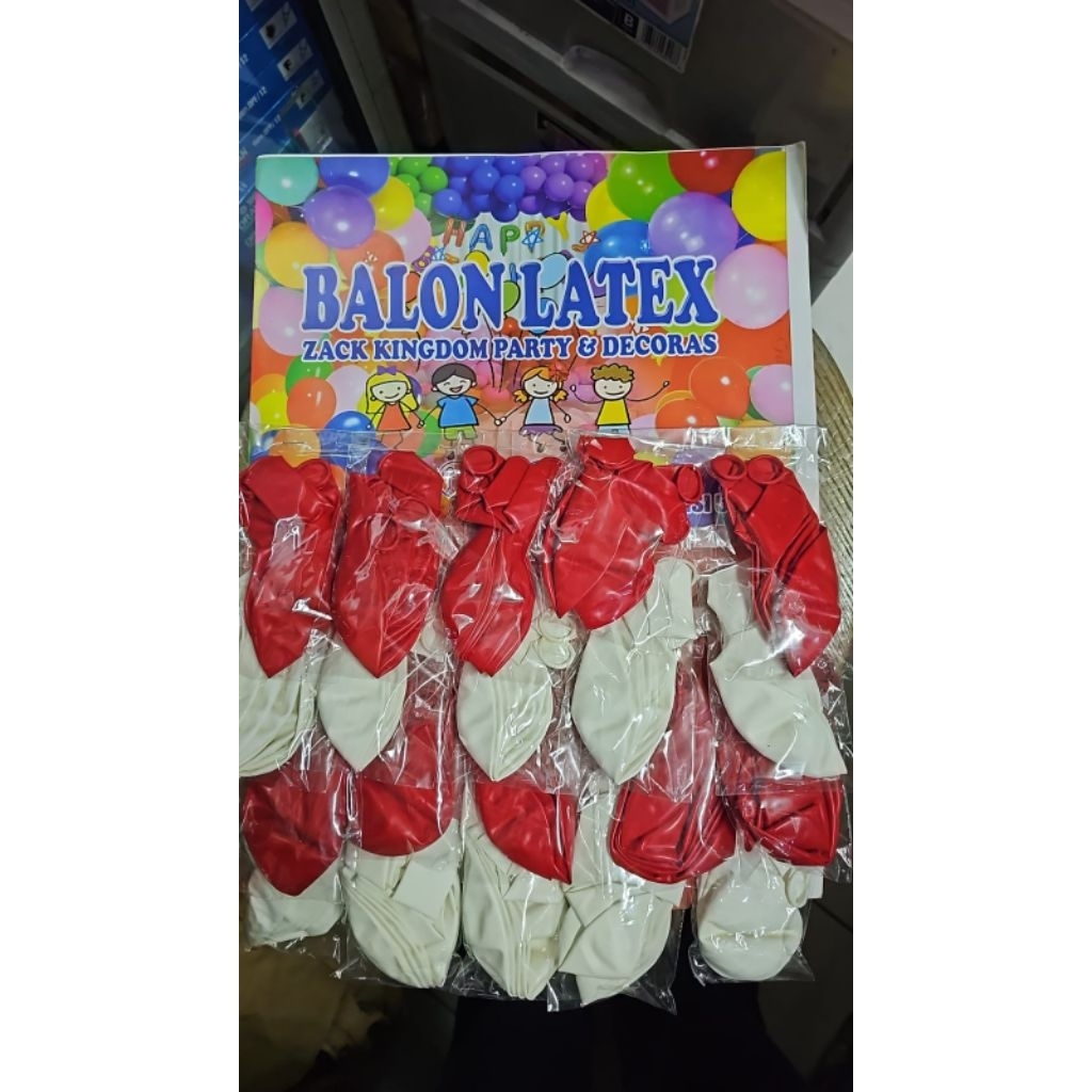 Balon merah putih / Balon merah putih polos / balon merah putih kuda mas / balon merah putih jms / b