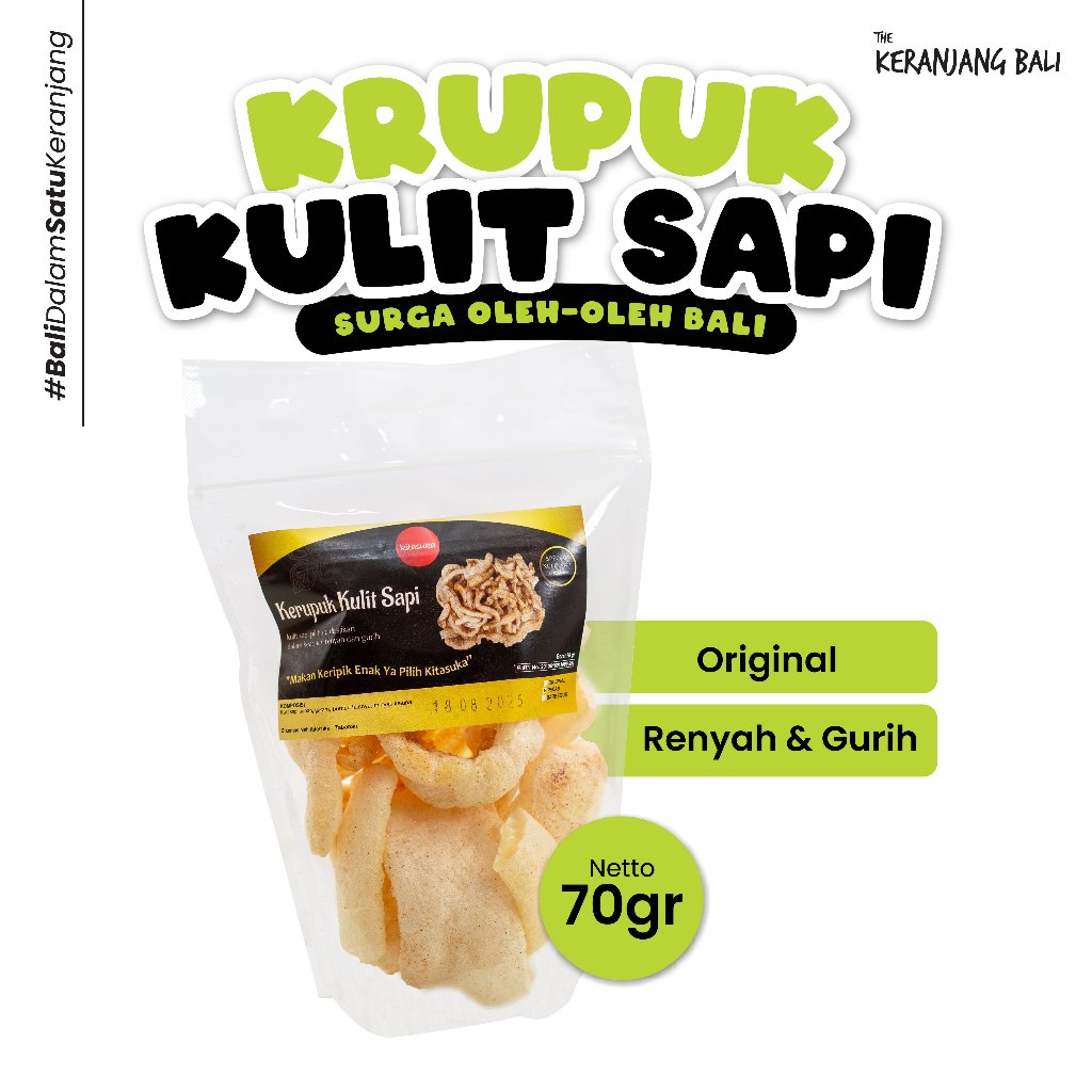 

The Keranjang Kerupuk Kulit Sapi Khas Bali