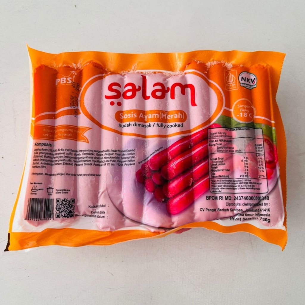 

sosis salam ayam 750gr
