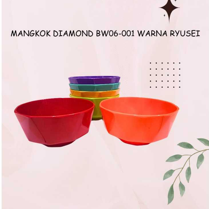 Mangkok Plastik Diamond RYUSEI