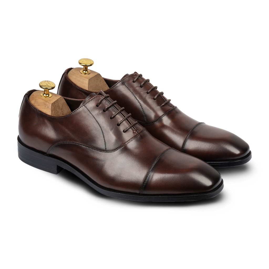 Conrad Oxford Coffee - Nappa Milano - Sepatu Formal Pria