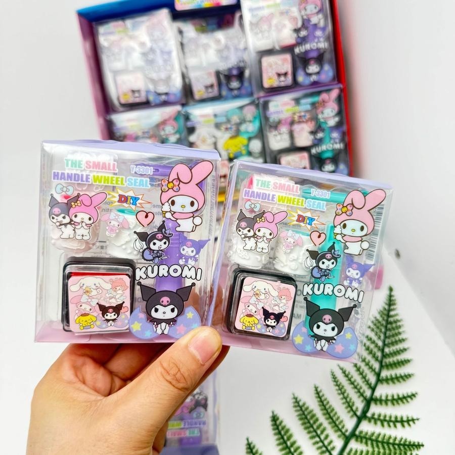 

Stempel Roller Anak Karakter Lucu – Mainan DIY Sanrio, Unicorn, Dinosaurus, Stella Lou