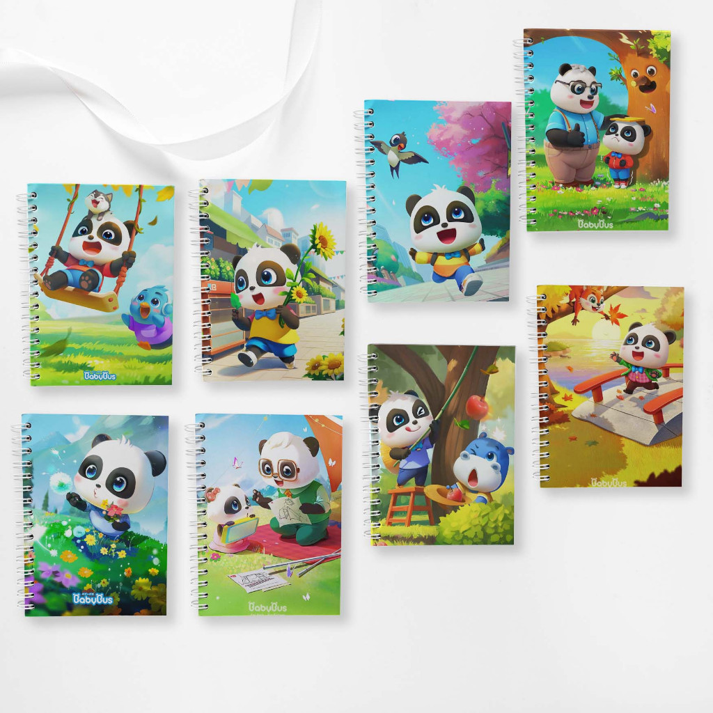 

Note Book Spiral Large (10 cm X 14 cm) Edisi Baby Bus