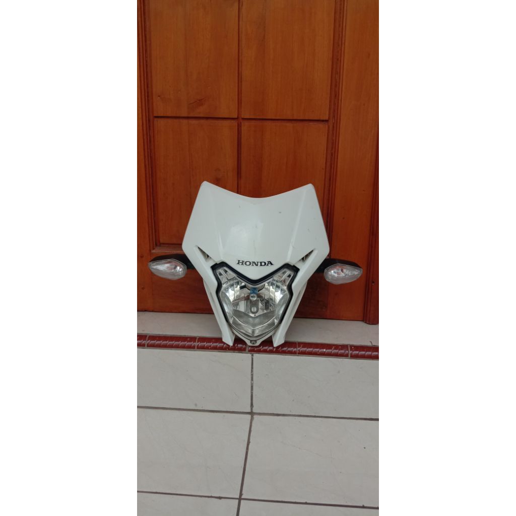 full set batok lampu honda crf 150 original copotan motor tinggal pasang aja