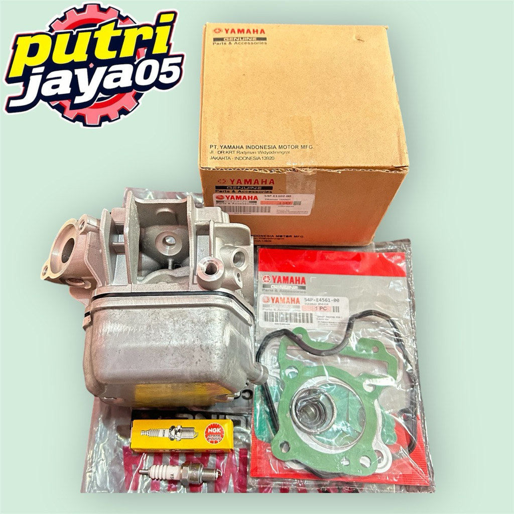 Blok Head Cylinder Head Mio GT Xride 115  Mio J Fino Fi 115 Soul GT 115 free Busi dan Topset