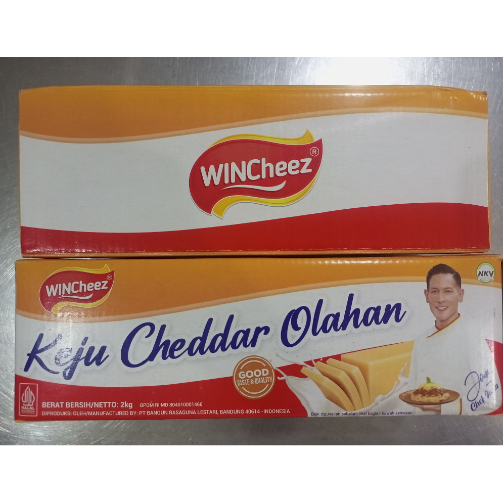 

keju Cheddar Wincheeze 2kg Balok utuh