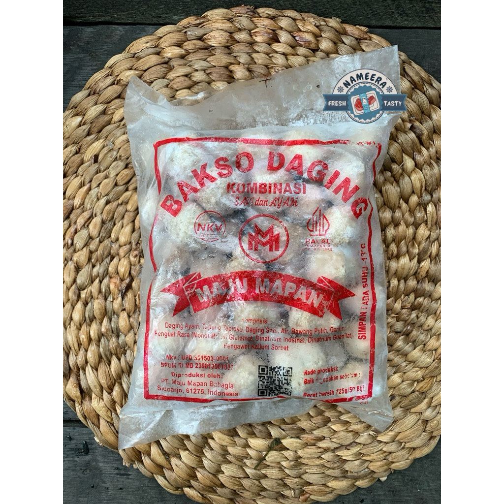 

bakso daging maju mapan isi 50