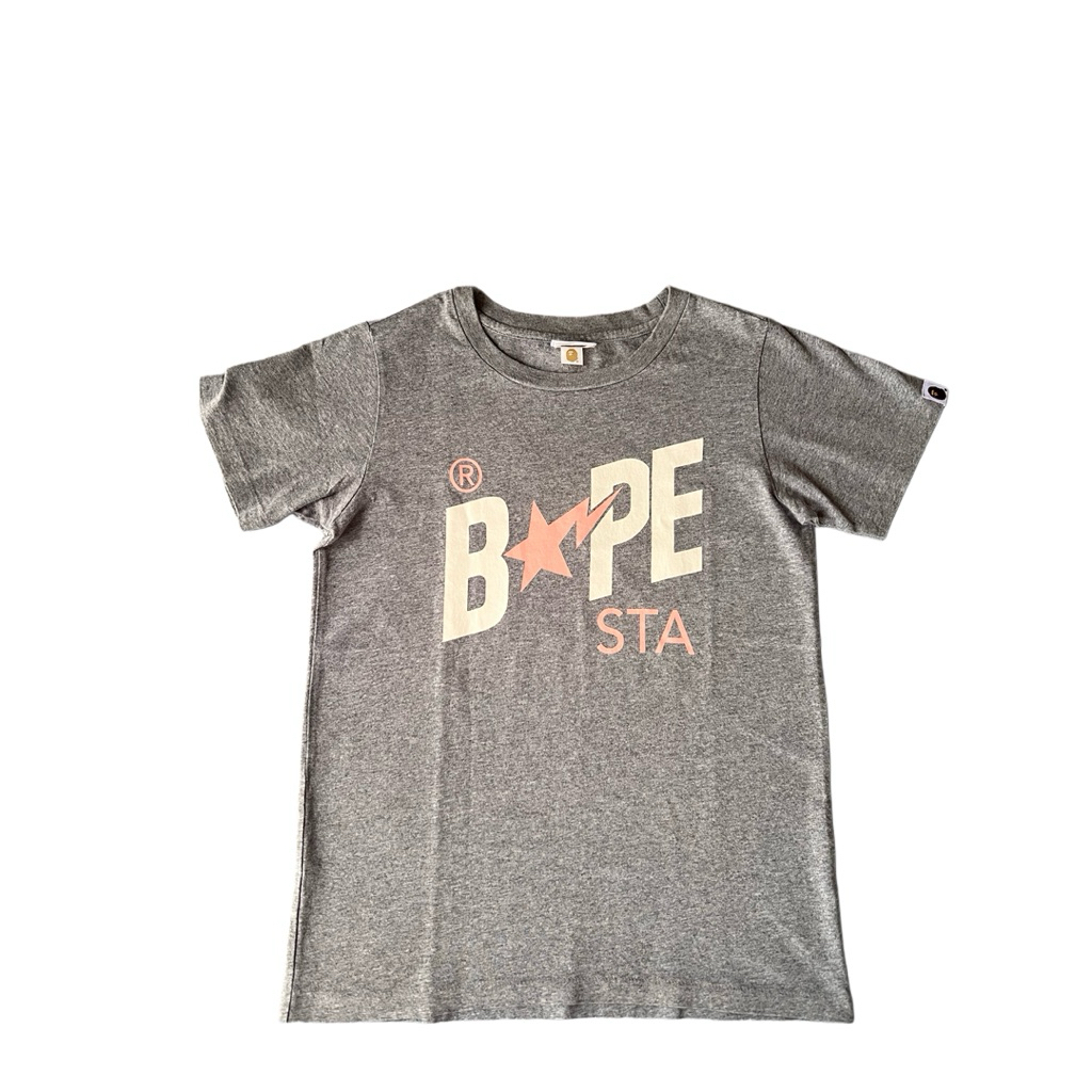 BAPE Bathing Ape Grey tee ladies (preloved original) size XS