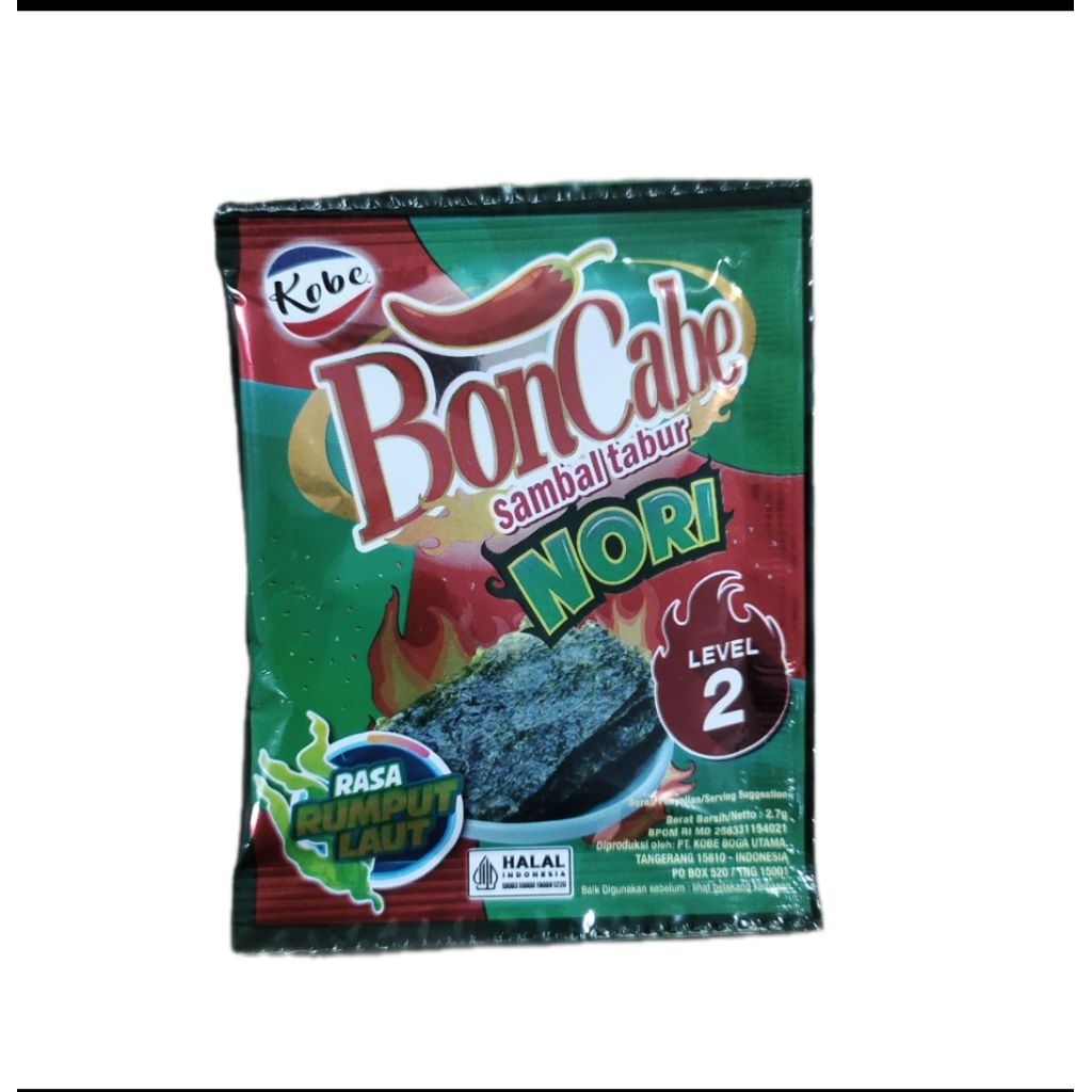 BonCabe Sambal Tabur Nori Level 2 - Bon Cabe KOBE