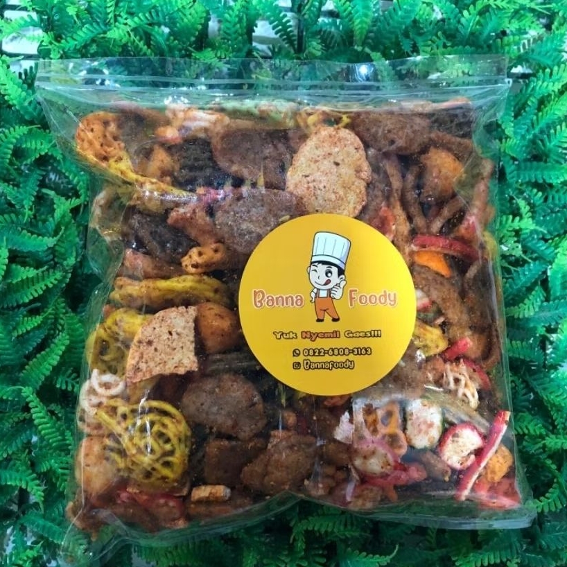 

KERUPUK SEBLAK MIX ISI 1 KG | BANNA FOODY