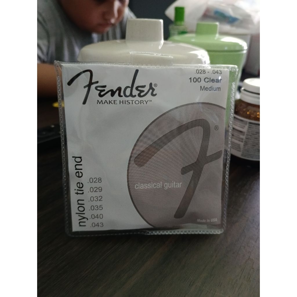 Senar Fender Nilon Classic Original Senar Gitar Fender klasik