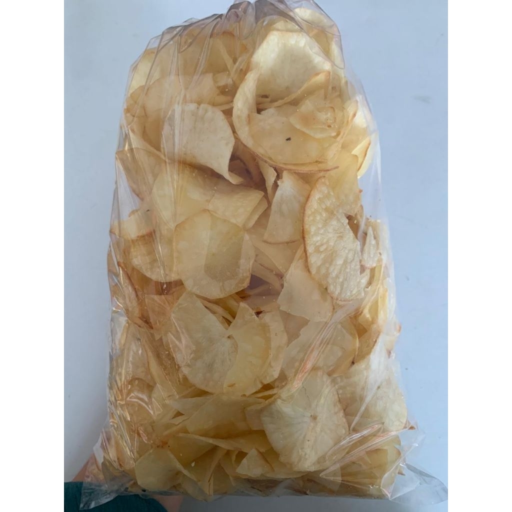 

KERUPUK UBI GURIH ASIN 500 GR
