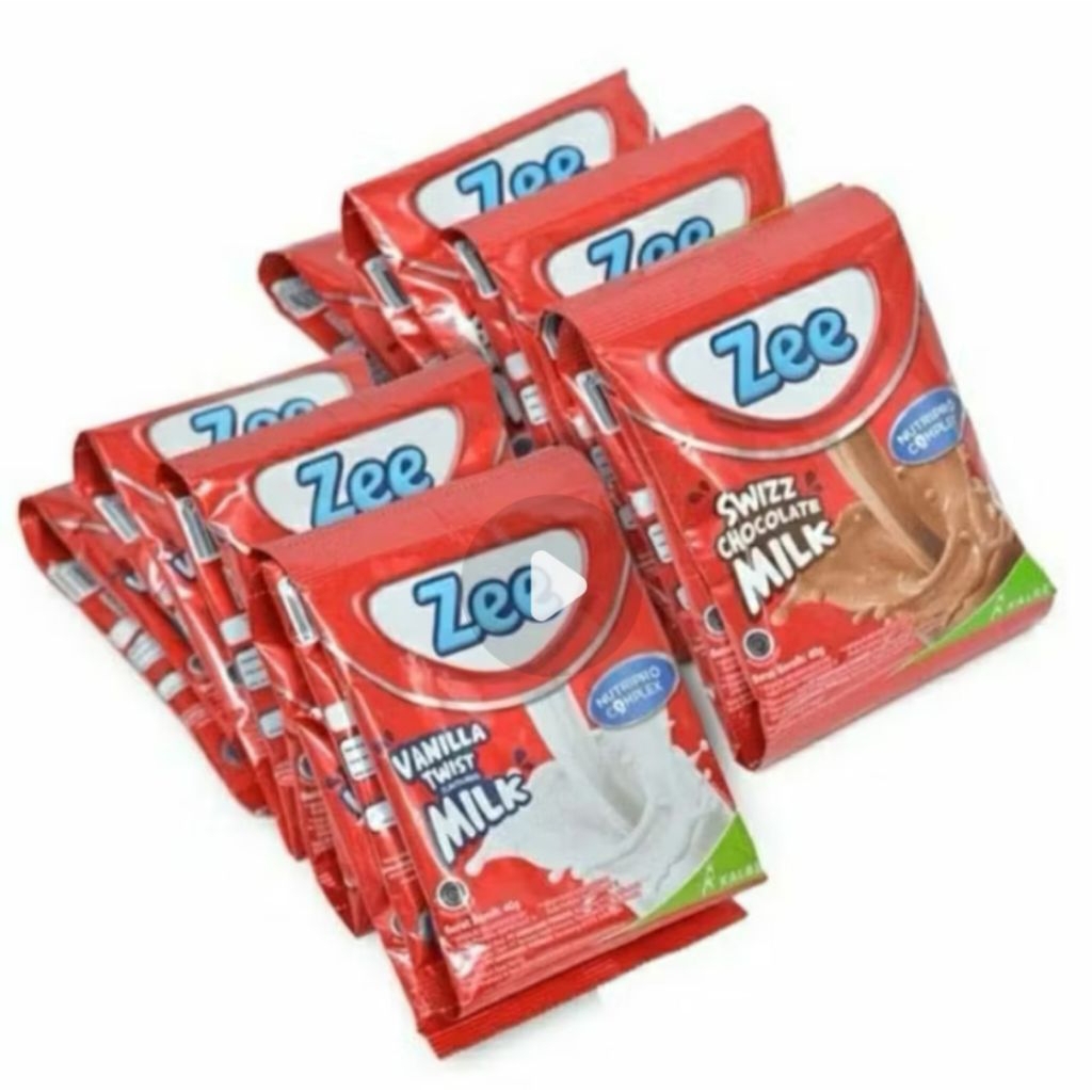

Susu Zee rasa cokelat dan vanilla isi 10 bungkus