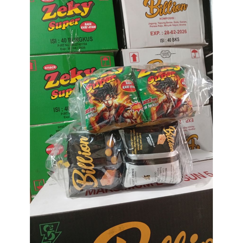 

Chiki Jaguar/Billion/JACKPOT/Zeky Super Berhadiah (1 PACK isi 10 PCS)
