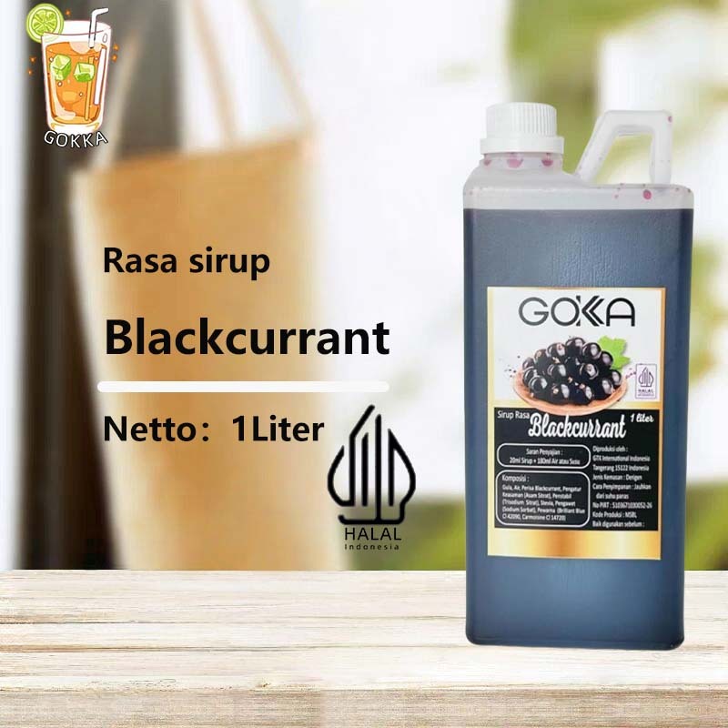 

GОKKA Syrup / Blackcurrant Flavoured Sirup / Sirup Blackcurrant 1L International Halal