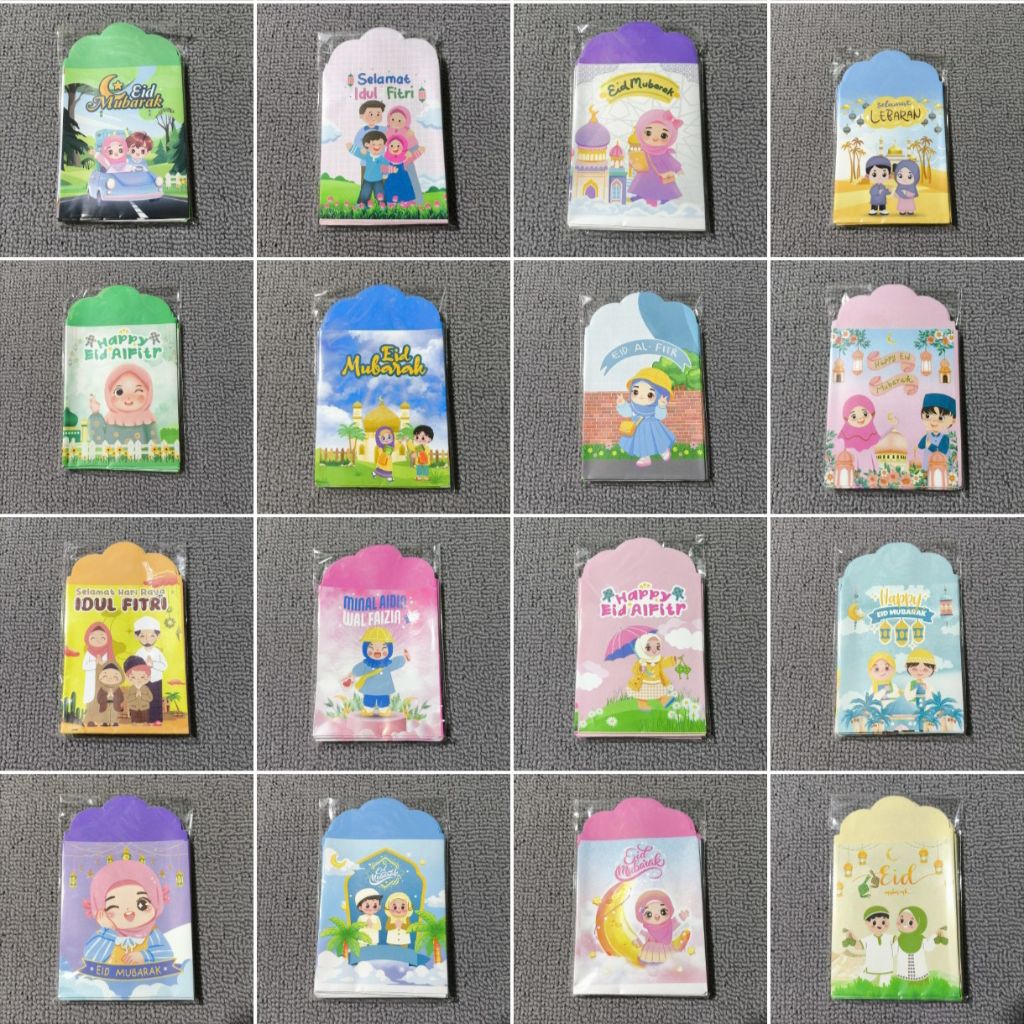 

Amplop Lebaran Medium Muslim Lucu isi 10