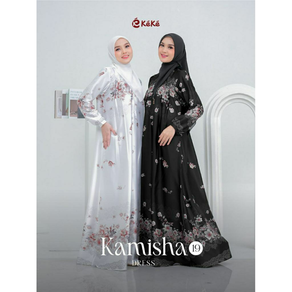 KEKE KAMISHA 19 DRESS / GAMIS DEWASA KEKE TERBARU