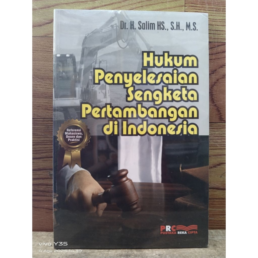 Buku, hukum penyelesaian sengketa pertambangan di Indonesia buku hukum penyelesaian sengketa pertamb