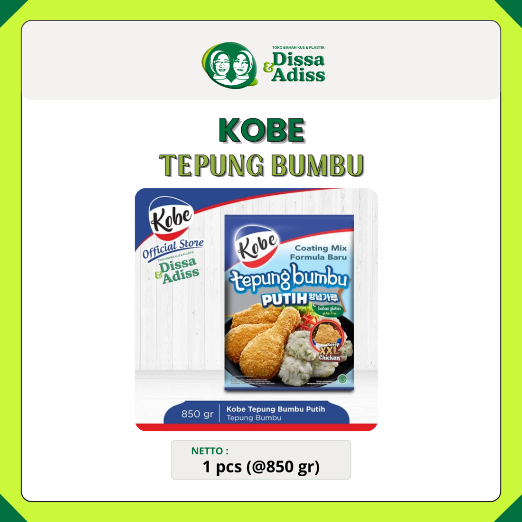 

KOBE, Tepung Bumbu Putih 850g