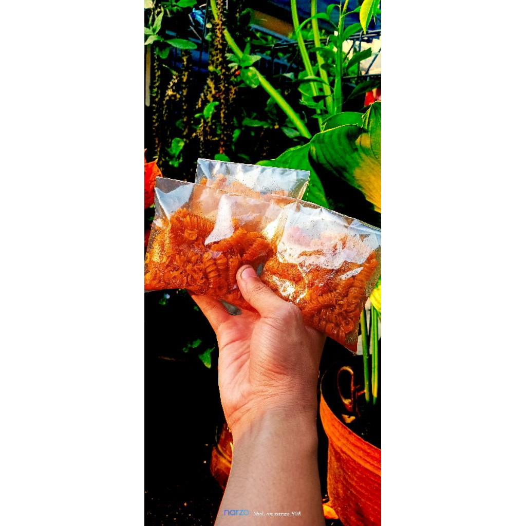 

Cemilann Cikruhh Macroni Spirall • Ulir Spiral Macroni Cikruh Kemasan 80Grm • Cemilannn Cikruh gurih &Renyah