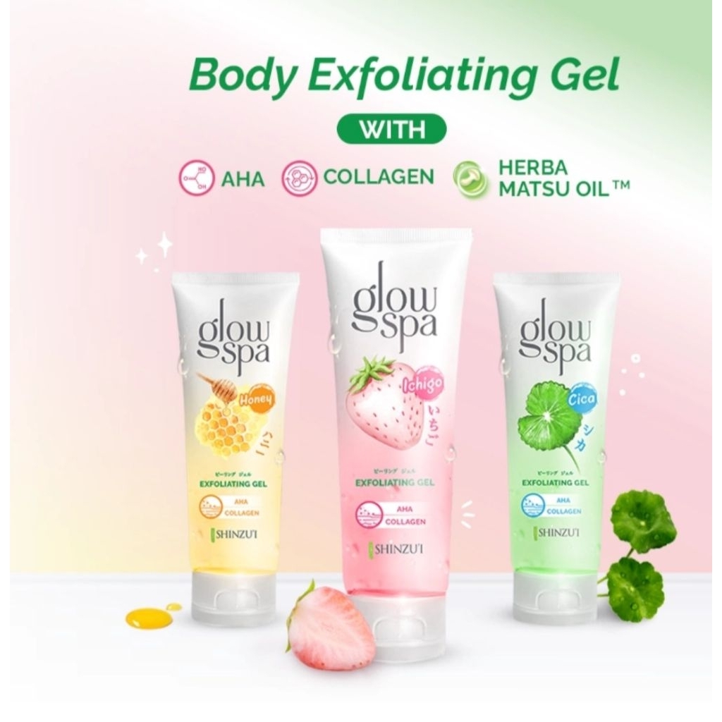 Shinzui Glow Spa exfoliating gel
