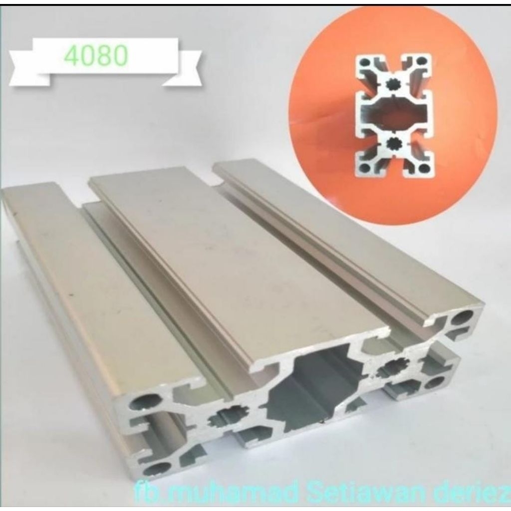 Aluminium profile 4080 harga per 6 meter/per Batang