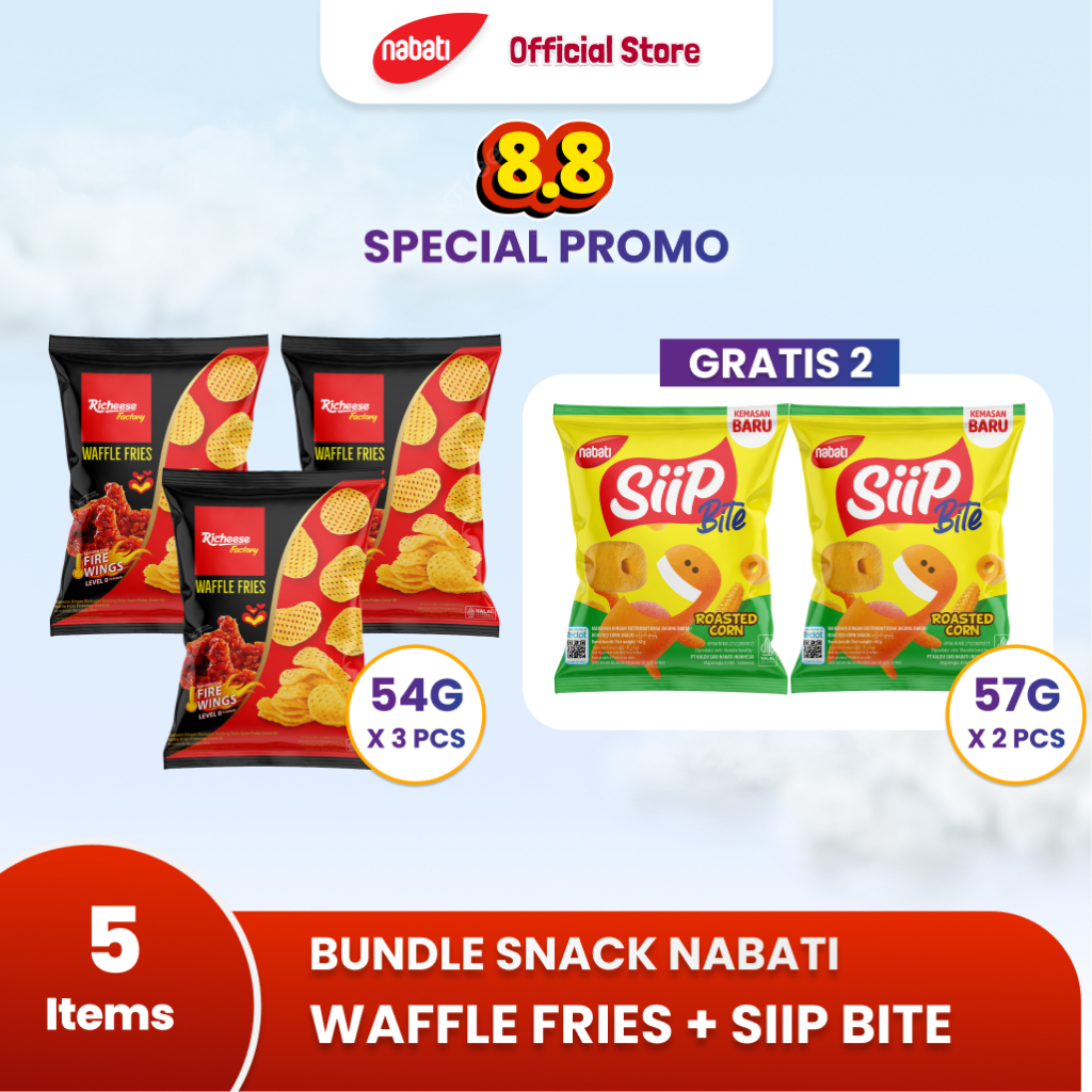 

SPECIAL BUNDLE WAFFLE FRIES + SIIP