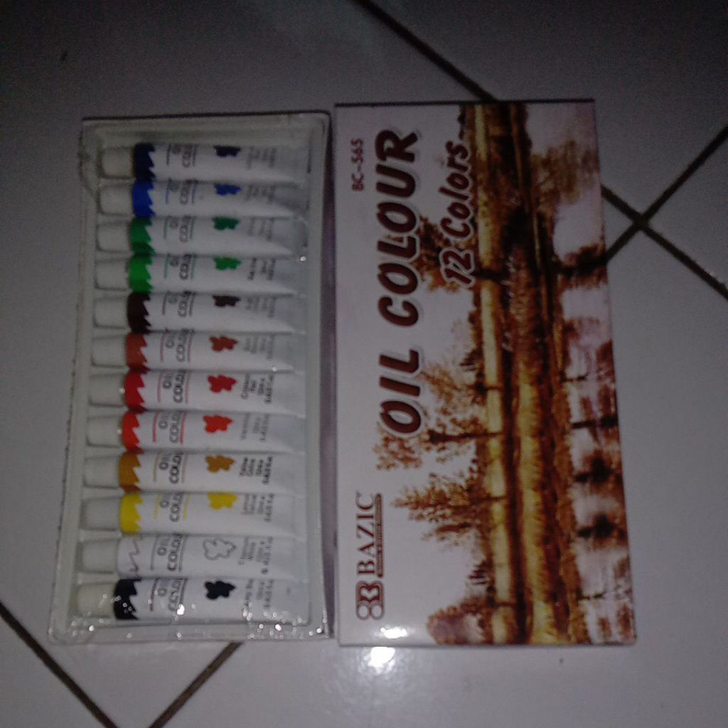 

Cat minyak bazic 12ml 12 /18/24 warna