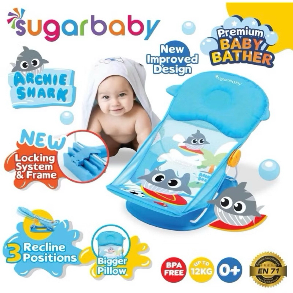Sugar Baby Premium Baby Bather - SugarBaby Kursi Mandi Bayi
