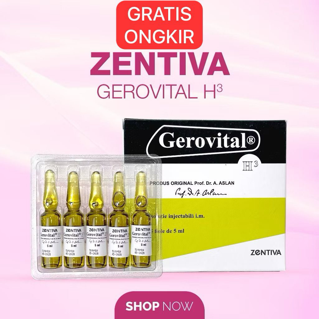 Gerovital coklat ori perbox