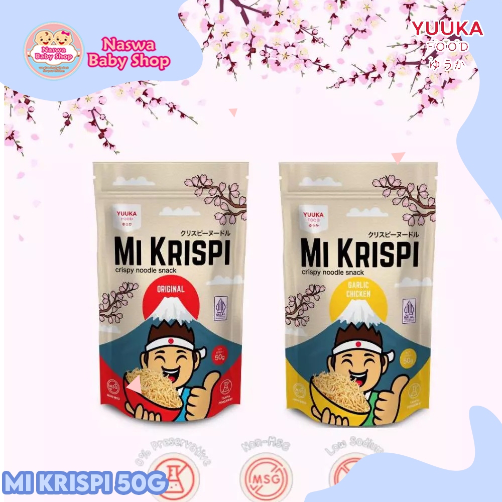 

Yuuka Crispy Noodle Snack Mi Krispi Cemilan Anak 50g