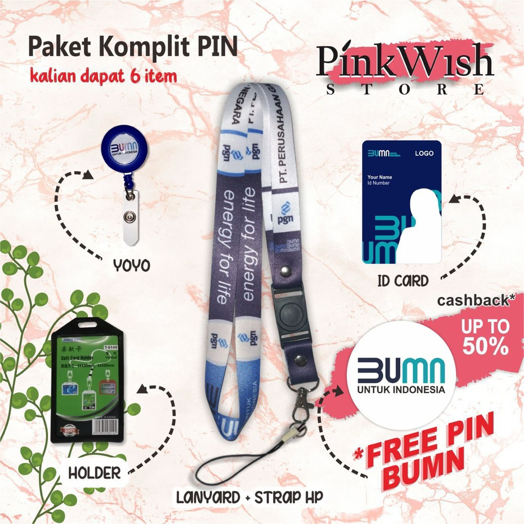

Lanyard PGN / Tali idcard PGN [Ready stock] Termurah