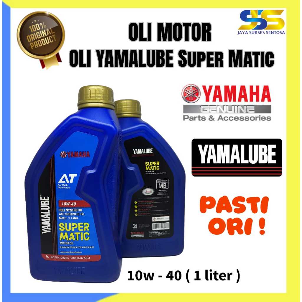 YAMALUBE Super Matic Motor Oil Oli Motor 1 Liter