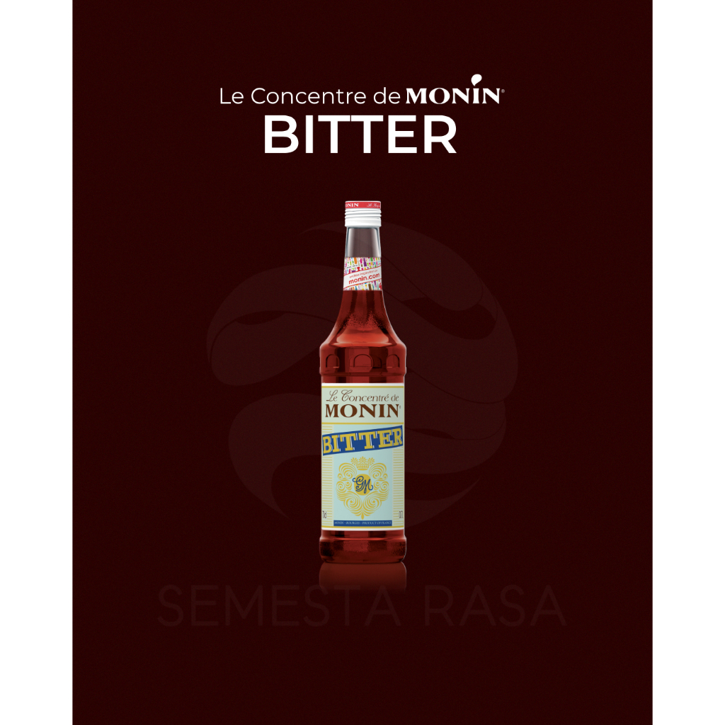 

Monin Bitter Syrup 700ml | Sirup Konsentrat Rasa Pahit