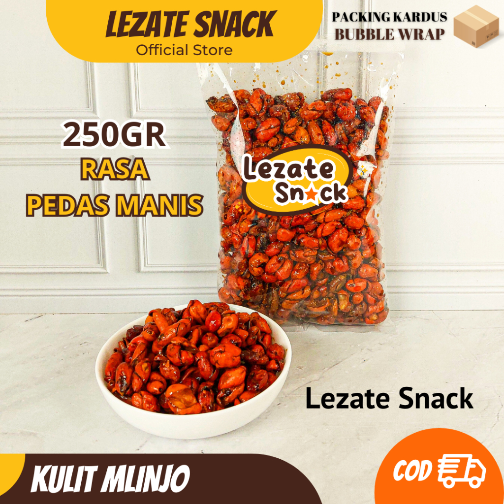 

Kulit Mlinjo Pedas Manis 250GR Enak Murah / Melinjo Moto Maling / Belinjo Balado Mlinjo Manis Mlinjo Ny Siok LEZATE SNACK
