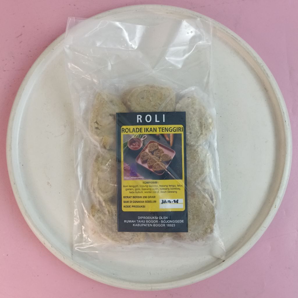 

Amanta Segar | Roli Rolade Ikan Tenggri 250gr Halal Lezat Bergizi Berkualitas Frozen Food