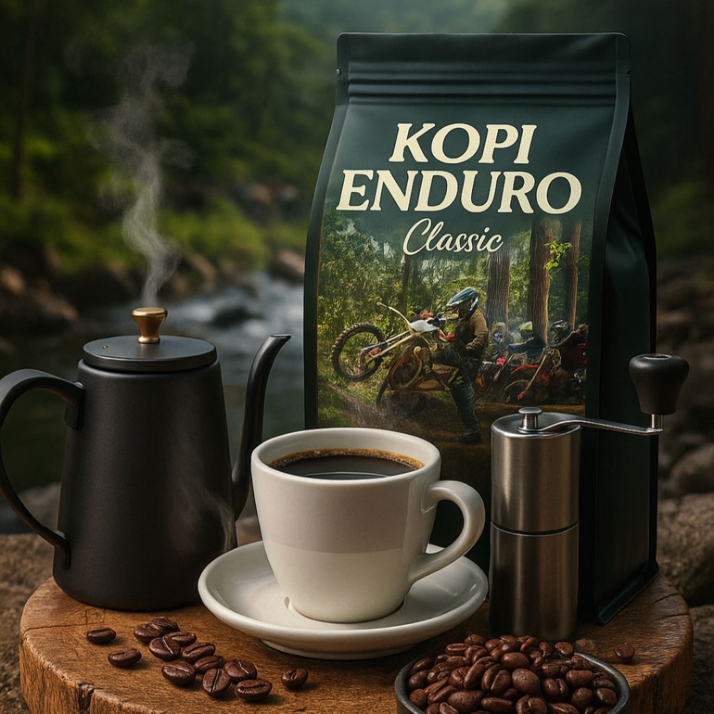 

Enduro Kopi Specialty Grade (100 gram) Semi-Washed (Wet Hulled / Giling Basah) | Bubuk Kopi & Biji Sangrai (Roasted Beans) | 100% Arabika Lokal | Fresh Roasting