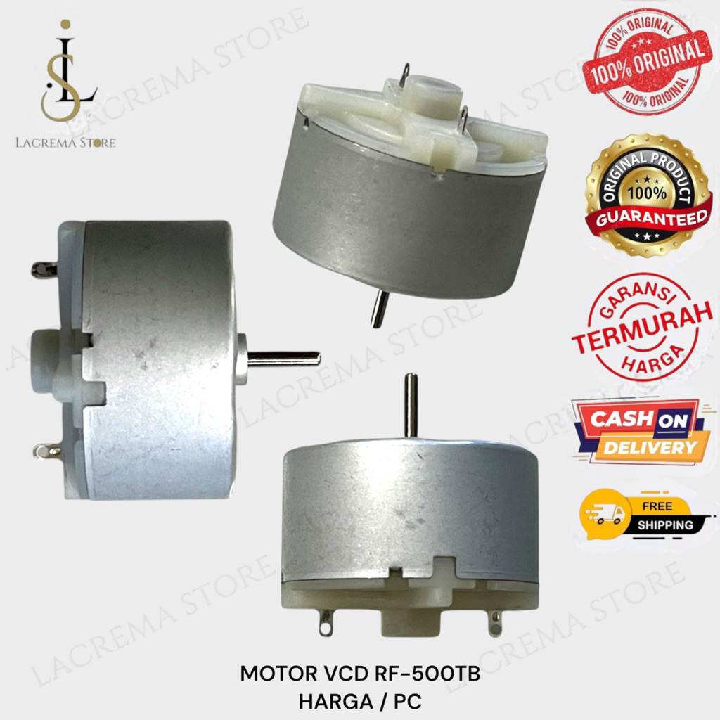 MOTOR DINAMO VCD DVD RF-500 KONDISI BARU | MOTOR DINAMO 6V - 12V | DINAMO AS PENDEK UNTUK LAYANGAN M